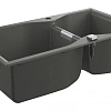 Кухонная мойка GROHE K700 с 2 чашами, 900 x 500 мм, серый гранит (31658AT0) Кухонная мойка GROHE K700 с 2 чашами, 900 x 500 мм, серый гранит (31658AT0)