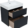 Тумба под раковину Aquanet Бруклин 60 антрацит матовый 00310140 Тумба под раковину Aquanet Бруклин 60 антрацит матовый 00310140