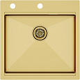 Кухонная мойка Paulmark KRONER-PRO 51, PM705151-BG, брашированное золото, 510х510мм Кухонная мойка Paulmark KRONER-PRO 51, PM705151-BG, брашированное золото, 510х510мм