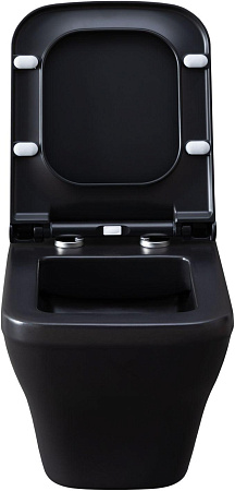 Унитаз подвесной Allen Brau Infinity 4.21011.31 с крышкой, черный матовый