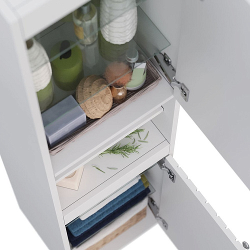 Шкаф-пенал Lemark ROMANCE 35 см подвесной/напольный, левый/правый, белый LM07R35P Шкаф-пенал Lemark ROMANCE 35 см подвесной/напольный, левый/правый, белый LM07R35P