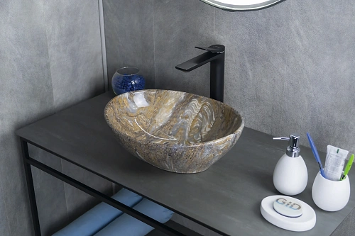 Раковина Gid Mnc138T 54472 накладная под камень глянцевая 41x34x15 Раковина Gid Mnc138T 54472 накладная под камень глянцевая 41x34x15