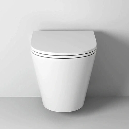 Унитаз подвесной GROSSMAN GR-4478SQ 515x355x365 безободковый смыв торнадо бесшумный с сиденьем Унитаз подвесной GROSSMAN GR-4478SQ 515x355x365 безободковый смыв торнадо бесшумный с сиденьем