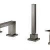 Смеситель на борт ванны GROHE Eurocube на 4 отверстия, темный графит матовый (19897AL1) Смеситель на борт ванны GROHE Eurocube на 4 отверстия, темный графит матовый (19897AL1)