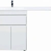 Тумба с раковиной Aquanet Токио 130 L белый (напольная, 1 ящик, 2 дверцы) 00239215 Тумба с раковиной Aquanet Токио 130 L белый (напольная, 1 ящик, 2 дверцы) 00239215