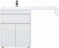 Тумба с раковиной Aquanet Токио 130 L белый (напольная, 1 ящик, 2 дверцы) 00239215 Тумба с раковиной Aquanet Токио 130 L белый (напольная, 1 ящик, 2 дверцы) 00239215