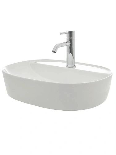 Раковина AQUAme AQM5002 накладная с отверстием под смеситель 505x385x120 Раковина AQUAme AQM5002 накладная с отверстием под смеситель 505x385x120