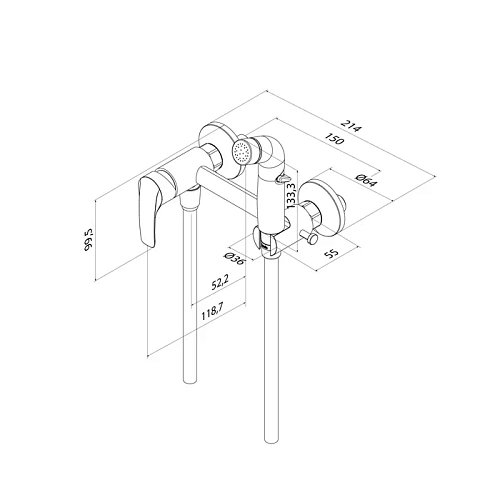 Гигиенический душ IDDIS Ray RAYBL00i08 матовый черный Гигиенический душ IDDIS Ray RAYBL00i08 матовый черный