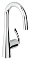 Смеситель для кухни GROHE Zedra с выдвижным С-изливом/лейкой, хром (32296000) Смеситель для кухни GROHE Zedra с выдвижным С-изливом/лейкой, хром (32296000)