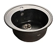 Кухонная мойка GranFest Rondo R-510 чер черный Кухонная мойка GranFest Rondo R-510 чер черный
