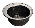 Кухонная мойка GranFest Rondo R-510 чер черный Кухонная мойка GranFest Rondo R-510 чер черный