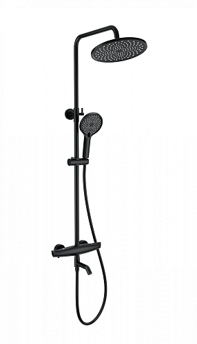 Душевая система Wonzon & Woghand с термостатом, черный матовый (WW-B3031-A2-MB) Душевая система Wonzon & Woghand с термостатом, черный матовый (WW-B3031-A2-MB)