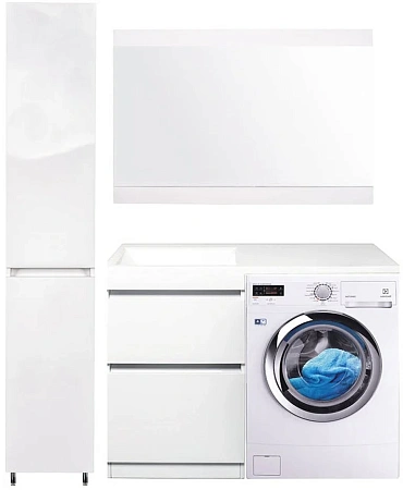 Тумба под раковину Style Line Даллас 115, Люкс белая, PLUS СС-00000515 Тумба под раковину Style Line Даллас 115, Люкс белая, PLUS СС-00000515