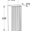 Шкаф-пенал Salini Armonia 300x650 27A.3.300.650.04, подвесной Шкаф-пенал Salini Armonia 300x650 27A.3.300.650.04, подвесной