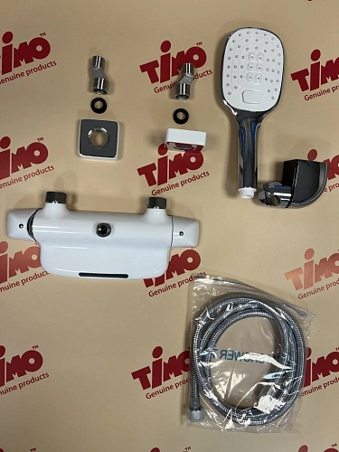 Смеситель для ванны Timo Helmi 4024/00-16Y хром-белый Смеситель для ванны Timo Helmi 4024/00-16Y хром-белый