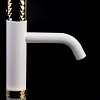 Смеситель для раковины Boheme STICK WHITE DIAMOND GOLD 121-WG Смеситель для раковины Boheme STICK WHITE DIAMOND GOLD 121-WG