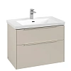 Тумба под раковину Villeroy &amp; Boch Subway 3.0 Cashmere Grey / Cashmere Grey C57402VN