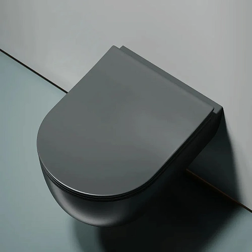Унитаз подвесной Ceramica Nova MODENA CN6063MDH Темный Антрацит матовый Унитаз подвесной Ceramica Nova MODENA CN6063MDH Темный Антрацит матовый