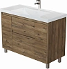 Тумба под раковину Aquanet Nova Lite 2.0 110 00346349 напольная, дуб рустикальный
