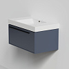Тумба с раковиной La Fenice Elba Blu Grigio 80 NFNC-01-ELB-BG-80-3-80 синяя матовая Тумба с раковиной La Fenice Elba Blu Grigio 80 NFNC-01-ELB-BG-80-3-80 синяя матовая