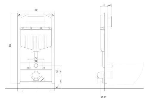 Комплект унитаза SET Aquatek ЛИБЕРТИ-016 INS-23 с инсталляцией, креплением, клавишей смыва и сиденьем микролифт Комплект унитаза SET Aquatek ЛИБЕРТИ-016 INS-23 с инсталляцией, креплением, клавишей смыва и сиденьем микролифт