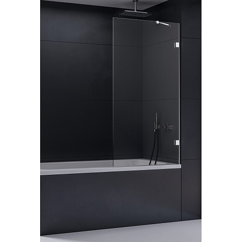 Шторка на ванну NEW TRENDY EVENTA 90x150 EXK-6997 хром Шторка на ванну NEW TRENDY EVENTA 90x150 EXK-6997 хром