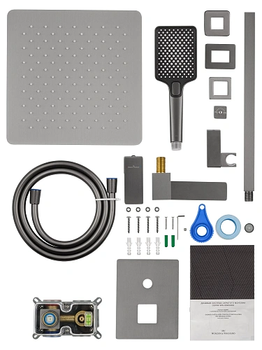 Душевая система Wonzon & Woghand CUBE 2.0 встраиваемая, темный графит (WW-88939068-BGM) Душевая система Wonzon & Woghand CUBE 2.0 встраиваемая, темный графит (WW-88939068-BGM)