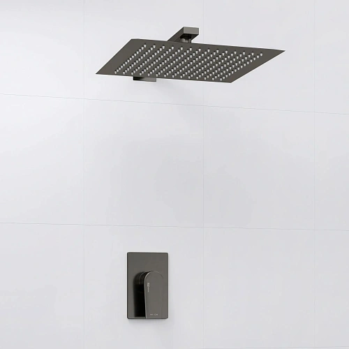 Душевая система WasserKRAFT A84182 встраиваемая оружейная сталь Душевая система WasserKRAFT A84182 встраиваемая оружейная сталь