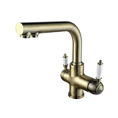Смеситель для кухни Lemark Villa LM4861B с подключением к фильтру, бронза Смеситель для кухни Lemark Villa LM4861B с подключением к фильтру, бронза
