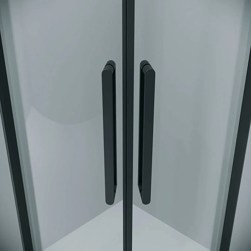 Душевой уголок GROSSMAN Classic 301.K33.04.1010.21.00 (100x100x195) полукруг,раздвиж,черн.мат,стекло прозрачн Душевой уголок GROSSMAN Classic 301.K33.04.1010.21.00 (100x100x195) полукруг,раздвиж,черн.мат,стекло прозрачн