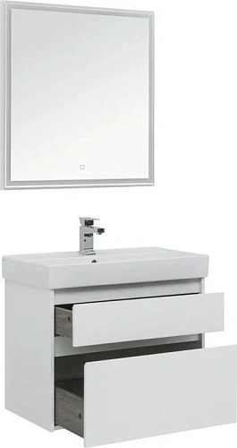 Комплект мебели Aquanet Nova Lite 75 белый (2 ящика) 00242903 Комплект мебели Aquanet Nova Lite 75 белый (2 ящика) 00242903