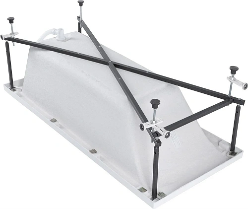 Акриловая ванна STWORKI Стокгольм 165x70 с каркасом, прямоугольная, российская, пристенная, встраива 452127 Акриловая ванна STWORKI Стокгольм 165x70 с каркасом, прямоугольная, российская, пристенная, встраива 452127