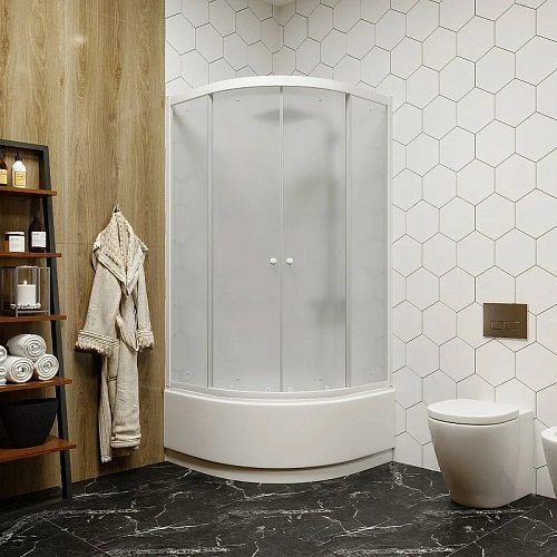 Душевой уголок Parly ZF90 с поддоном Душевой уголок Parly ZF90 с поддоном