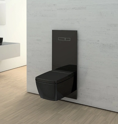 Стеклянная панель TECE TECElux 9650003 с сенсорным блоком управления sen-Touch, стекло черное Стеклянная панель TECE TECElux 9650003 с сенсорным блоком управления sen-Touch, стекло черное