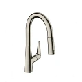 Смеситель для кухни Hansgrohe 160, с вытяжным душем, 2jet 72815800, под сталь Смеситель для кухни Hansgrohe 160, с вытяжным душем, 2jet 72815800, под сталь