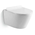 Унитаз подвесной Black&White Universe W-703 48x37x37 см 703W00 Унитаз подвесной Black&White Universe W-703 48x37x37 см 703W00