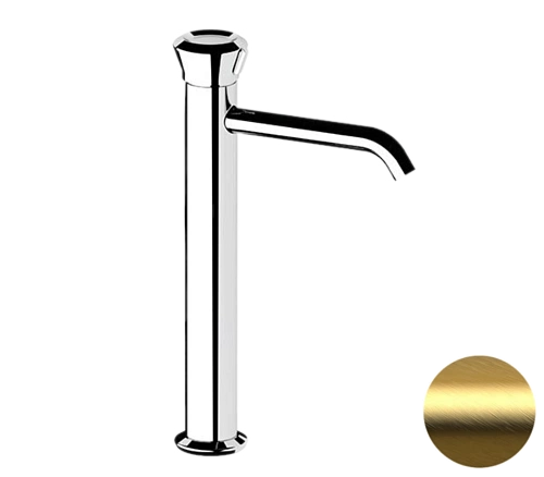 Смеситель для раковины Remer Element ET11LXLBG, золото брашированное Смеситель для раковины Remer Element ET11LXLBG, золото брашированное