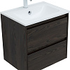 Тумба под раковину Aquanet Nova Lite 60 дуб черный (2 ящика) 00287894 Тумба под раковину Aquanet Nova Lite 60 дуб черный (2 ящика) 00287894