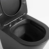 Унитаз подвесной Vincea Piatti VT1-11SMB, цвет черный матовый, ультратонкое soft-close сиденье Унитаз подвесной Vincea Piatti VT1-11SMB, цвет черный матовый, ультратонкое soft-close сиденье