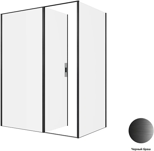 Душевой уголок Allen Brau Priority 160x100 3.31039.BBA + 3.31048.BBA черный браш Душевой уголок Allen Brau Priority 160x100 3.31039.BBA + 3.31048.BBA черный браш