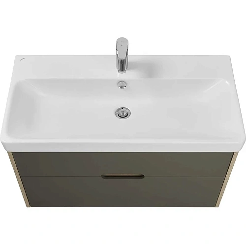 Тумба под раковину Aquaton Оливия 90 грей, дуб ойстер 1A254401OLUG0 Тумба под раковину Aquaton Оливия 90 грей, дуб ойстер 1A254401OLUG0