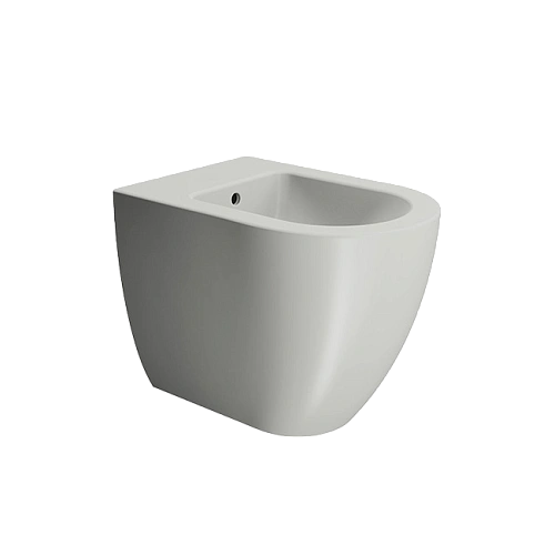 Биде напольное GSI PURA серый матовый (8862117) Биде напольное GSI PURA серый матовый (8862117)