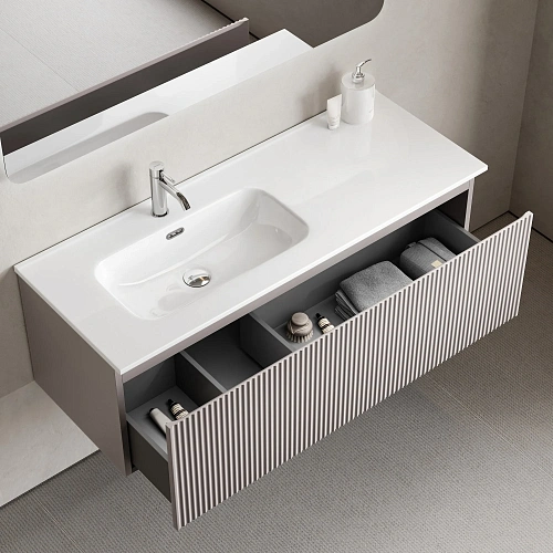 Тумба под раковину SANCOS Snob SNR1.0120LSM R 1.0 1195х445х406 Doha Soft подвесная Тумба под раковину SANCOS Snob SNR1.0120LSM R 1.0 1195х445х406 Doha Soft подвесная