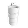 Картинка анонса товара «раковина creavit spiral cl084-00cb00e-0000 с отверстием для смесителя 48 см»