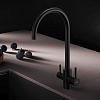 Смеситель для кухни AM.PM X-Joy S F85B07722 с каналом для питьевой воды, черный