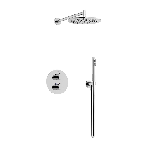 Душевая система Sancos Etna SC9010CH с термостатом, с внутренней частью, хром Душевая система Sancos Etna SC9010CH с термостатом, с внутренней частью, хром