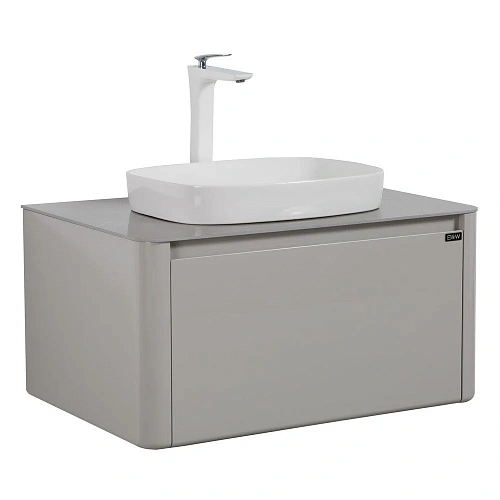 Тумба с раковиной Black&White U915.800 Blum металлический ящик, керамогранит / раковина (800x495x400 915800 Тумба с раковиной Black&White U915.800 Blum металлический ящик, керамогранит / раковина (800x495x400 915800