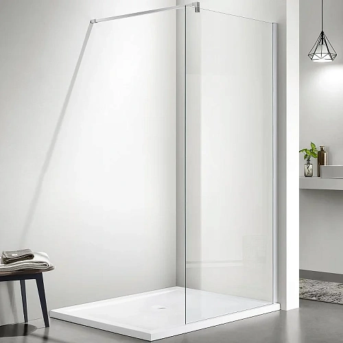 Душевая перегородка Aquatek Walk in 1000x2000 профиль хром, стекло прозрачное AQ WIW 10020CH Душевая перегородка Aquatek Walk in 1000x2000 профиль хром, стекло прозрачное AQ WIW 10020CH