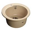 Кухонная мойка GranFest Rondo R-450 беж бежевый Кухонная мойка GranFest Rondo R-450 беж бежевый