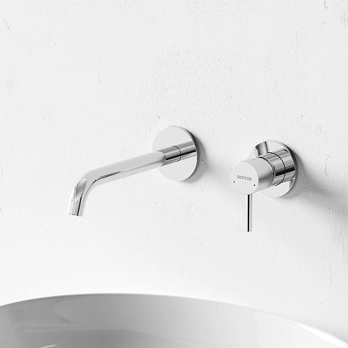 Смеситель для раковины Sancos Etna SC9004CH с внутренней частью, хром Смеситель для раковины Sancos Etna SC9004CH с внутренней частью, хром